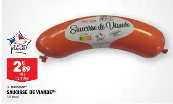 ALDI SAUCISSE DE VIANDE(B) offre