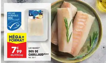 ALDI DOS DE CABILLAUD (D)** offre