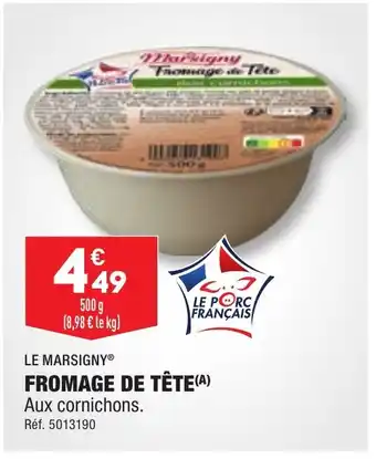 ALDI FROMAGE DE TÊTE(A) offre