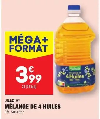 ALDI MÉLANGE DE 4 HUILES offre