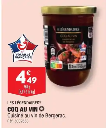 ALDI LES LÉGENDAIRES® COQ AU VIN✪ offre