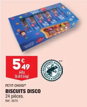 ALDI BISCUITS DISCO 24 pièces. Réf. 3670 offre