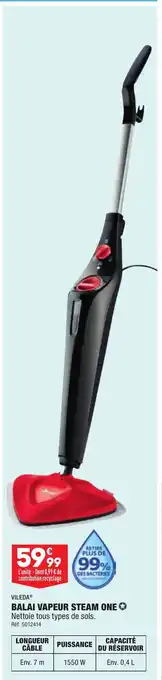 ALDI BALAI VAPEUR STEAM ONE ✪ offre