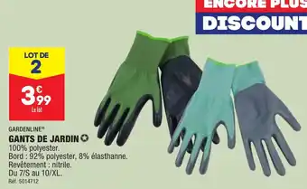 ALDI GARDENLINE® GANTS DE JARDIN✪ offre