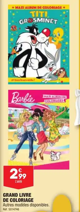 ALDI GRAND LIVRE DE COLORIAGE offre