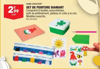 ALDI SET DE PEINTURE DIAMANT offre