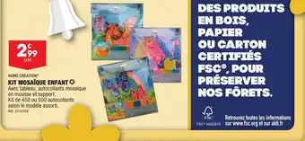 ALDI KIT MOSAÏQUE ENFANT✪ offre