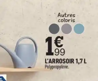 Centrakor L'ARROSOIR 1,7 L Polypropylène. offre