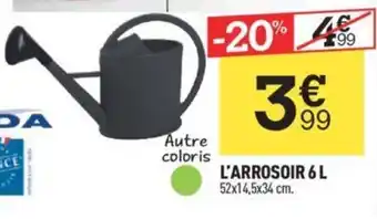 Centrakor L'ARROSOIR 6 L offre
