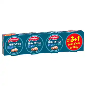 Carrefour Market SAUPIQUET Thon Entier Nature MSC offre