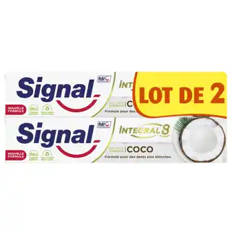 Carrefour Market SIGNAL Dentifrice Nature Eléments Intégral 8 offre