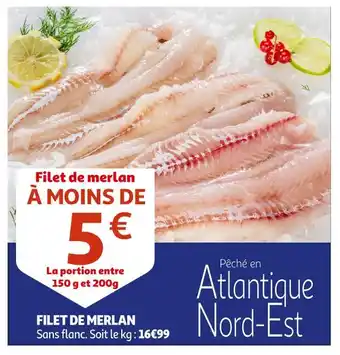 Auchan Filet de merlan offre