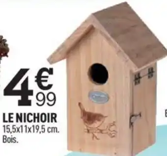 Centrakor LE NICHOIR 15,5x11x19,5 cm. Bois. offre