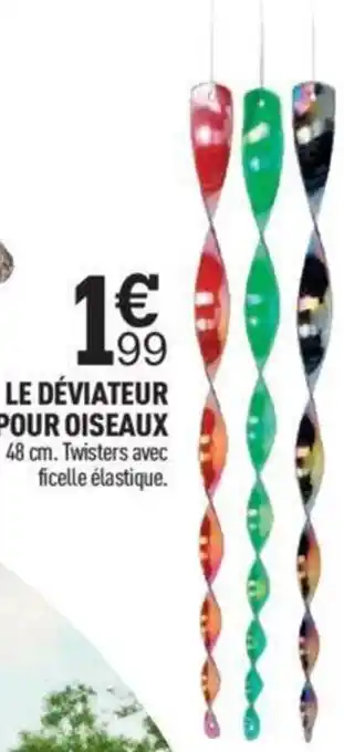 Centrakor LE DÉVIATEUR POUR OISEAUX 48 cm. Twisters avec ficelle élastique. offre