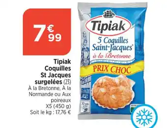 Bi1 Tipiak Coquilles St Jacques surgelées ( offre
