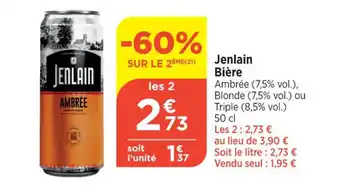 Bi1 Jenlain Bière offre