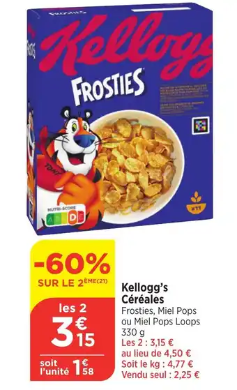 Bi1 Kellogg's Céréales offre