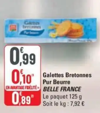 G20 Galettes Bretonnes Pur Beurre BELLE FRANCE offre