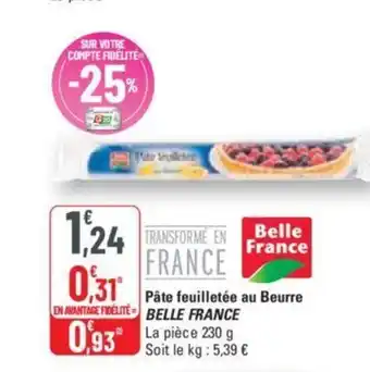 G20 Pâte feuilletée au Beurre BELLE FRANCE offre