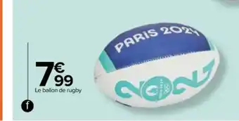 Carrefour Ballon rugby T1 des jeux olympiques de paris 2024 offre