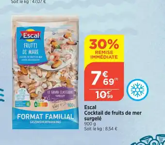 Maximarché Escal Cocktail de fruits de mer offre