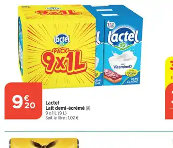 Maximarché Lait demi-écrémé offre