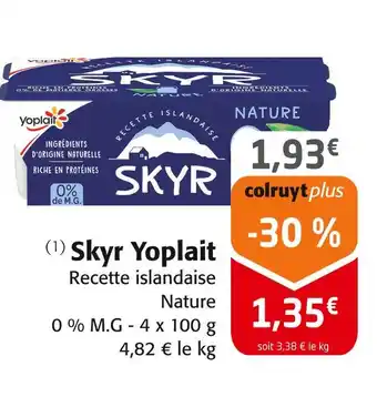Colruyt Yoplait Skyr offre