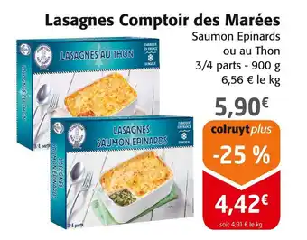 Colruyt Comptoir des Marées Lasagnes offre