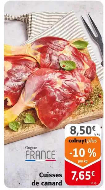 Colruyt Cuisses de canard offre