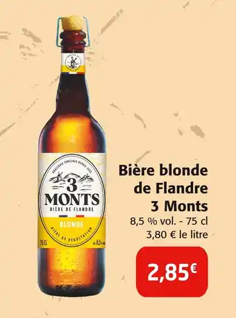 Colruyt 3 Monts Bière blonde de Flandre offre