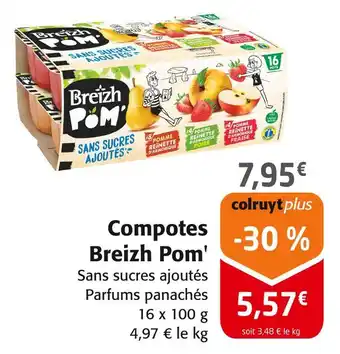 Colruyt Breizh Pom' Compotes offre