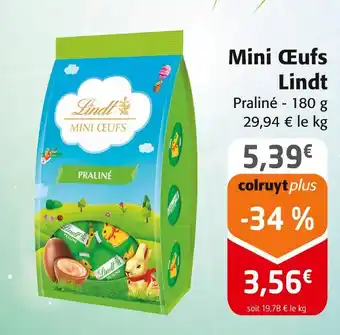 Colruyt Lindt Mini Œufs offre