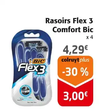 Colruyt Bic Rasoirs Flex 3 Comfort offre