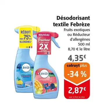 Colruyt Febrèze Désodorisant textile offre
