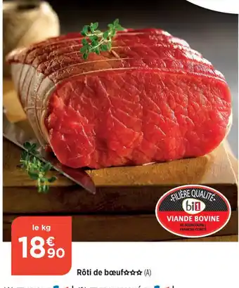 Maximarché Rôti de bœuf offre