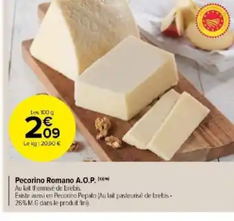 Carrefour Market Pecorino Romano A.O.P. offre
