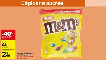 Carrefour Market M&M's << Family Pack>> Peanut, 550 g. offre