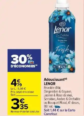 Carrefour Market Adoucissant(d) LENOR offre