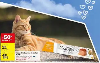 Carrefour Market Mousseline Gourmet Révélation PURINA offre