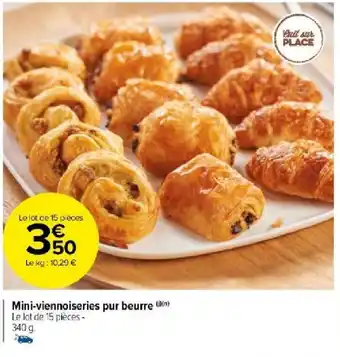 Carrefour Market Mini-viennoiseries pur beurre offre