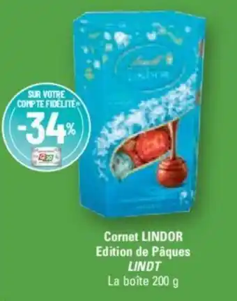 G20 Cornet LINDOR Edition de Pâques LINDT offre