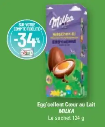 G20 Egg'cellent Cœur au Lait MILKA offre