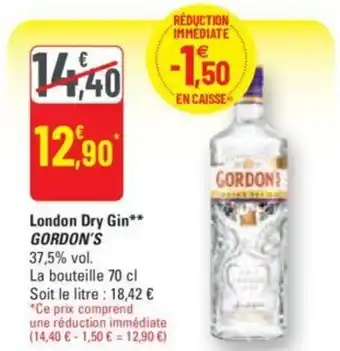 London Dry Gin** GORDON'S