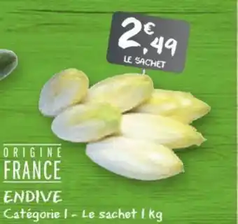 G20 ENDIVE Catégorie |- Le sachet | kg offre