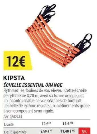 Decathlon ÉCHELLE ESSENTIAL ORANGE offre