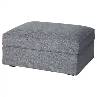 IKEA Kivik Repose-pieds av rangement, Lejde gris/noir offre