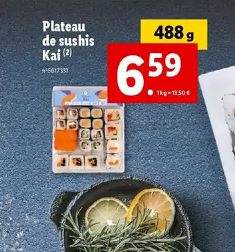 Lidl Plateau de sushis Kai (2) offre