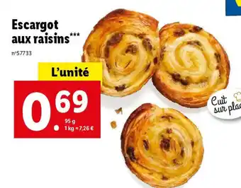 Escargot aux raisins