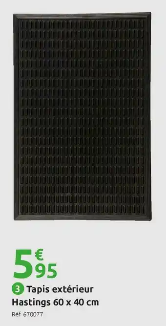 Mr Bricolage Tapis extérieur hastings 60 x 40 cm offre