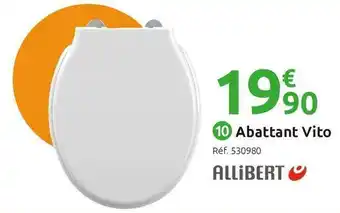 Allibert abattant vito